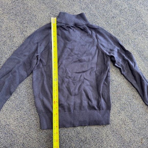Crewcuts 1/4 Zip Cotton Cashmere Sweater Size Boys 10 Like New - Picture 3 of 4